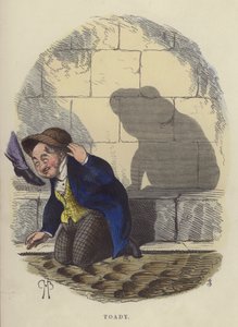 Toady (gekleurde gravure) door Charles Henry Bennett