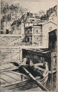 Quai des Celestins door Charles Heyman