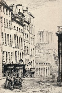 Rue de la Montagne-Ste Genevieve, 1915 door Charles Heyman