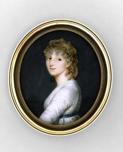 Portret van een Vrouw door Charles Hénard