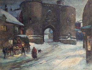 Rye in de winter door Charles Hodge Mackie
