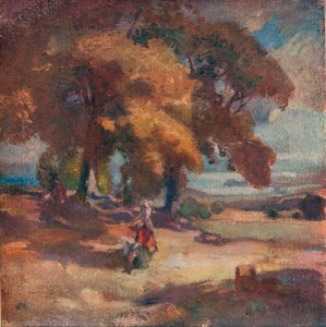 De notenverzamelaars, ca. 1902 door Charles Hodge Mackie