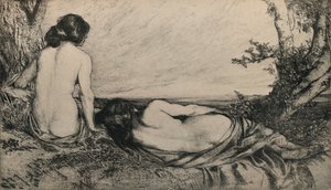 Nimfen bij de zee, 1905 door Charles Holroyd