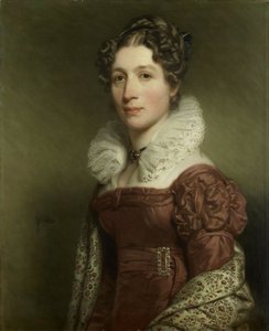 Jacoba Vetter (1796-1830), vrouw van Pieter Meijer Warnars, Amsterdamse boekverkoper door Charles Howard Hodges