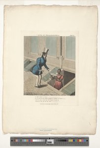 Bezoek aan juffrouw Dinah, plaat nummer 11 van 20, aangepast van Life in Philadelphia door Edward W. Clay door Charles Hunt