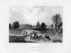 Trotton, Syssex, de geboorteplaats van Otway, 1840 door Charles J. Smith