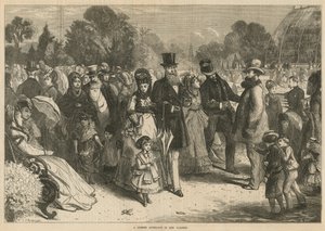 Een zomermiddag in Kew Gardens, Londen door Charles J. Staniland