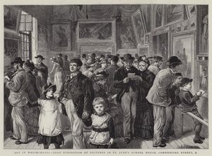 Kunst in Whitechapel, Leningtentoonstelling van schilderijen in St Jude