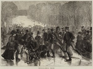 Kerstdag Sporten in Versailles door Charles J. Staniland