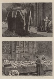 De begrafenis van wijlen Alfred Lord Tennyson, DCL, Dichter des Vaderlands