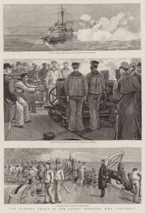 De Artillerieproeven van het Nieuwste Pantserschip, HMS Victoria