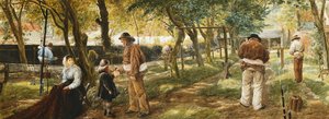 Het Touwpad, Lowestoft, 1876 door Charles J. Staniland