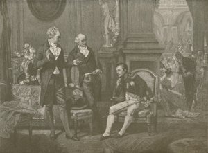Napoleon, Goethe en Wieland, 1808, 1896 door Charles J. State