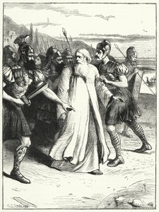 Johannes Chrysostomus in ballingschap geleid door after Charles J. Staniland