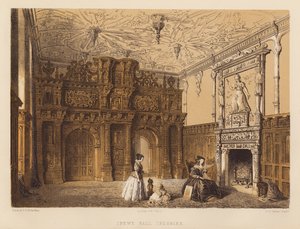Crewe Hall, Cheshire door Charles James Richardson