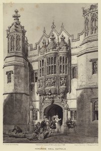 Hengrave Hall, Suffolk door Charles James Richardson