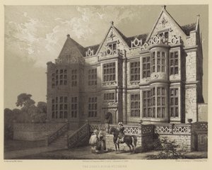 The Dukes House, Wiltshire door Charles James Richardson