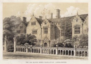 Het oude landhuis, Harlaxton, Lincolnshire