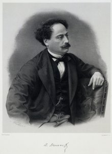 Alexandre Dumas, fils 1824-1895, Midden van de 19e eeuw door Charles Jeremie Fuhr