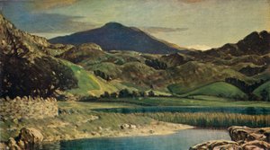 Watendlath Tarn, nabij Keswick, 1919-1931 door Charles John Holmes