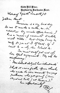 Brief aan Charles Kent, geschreven vanuit Gad