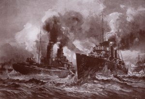 Een gevecht met een torpedobootjager