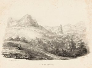 Puy en Velay door Charles Joseph Hullmandel