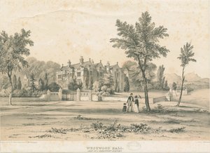 Westwood Hall: getinte lithografie