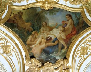 De nimfen halen het lichaam van Psyche weg