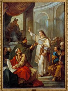 De voorspelling van Saint Etienne (Stephane) door Charles Joseph Natoire