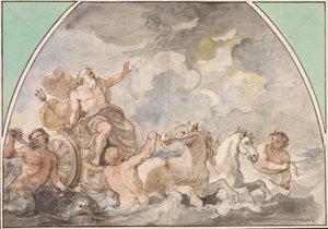 De Triomf van Neptunus door Charles Joseph Natoire