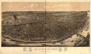 St. Louis in 1896 door Charles Juehne