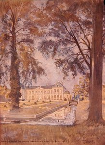Chateau de Bombon, nabij Melun, Frankrijk, 7 augustus 1918 door Charles Jules Duvent