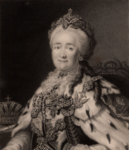 Keizerin Catharina II, de Grote (gravure)