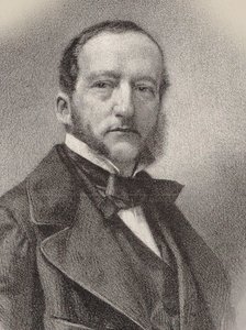 Portret van de pianist en componist Sigismund Thalberg 1812-1871 door Charles Kreutzberger