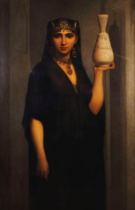 Boerin; Femme Fellah, 1869 door Charles Landelle