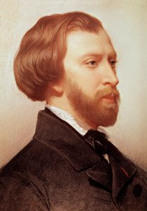 Portret van Alfred de Musset door Charles Landelle