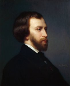 Portret van Alfred de Musset 1810-1857