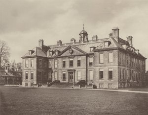 Belton House, Grantham, de Ingangsgevel door Charles Latham