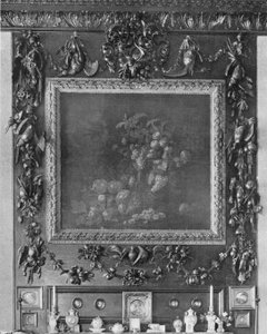 Gibbons houtsnijwerk in de salon