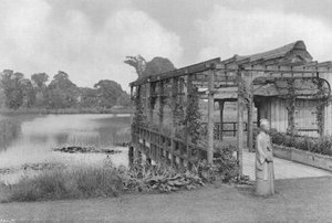 Theehuis aan het Meer door Charles Latham