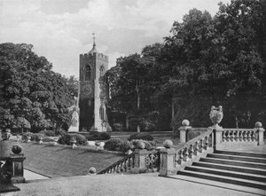 De Kerk bij Castle Ashby door Charles Latham