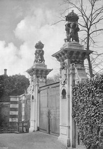 De Bloempotpoorten bij Hampton Court door Charles Latham