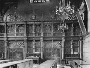 Het Hallscherm in Trinity College, Cambridge