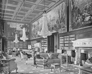 De Bibliotheek door Charles Latham