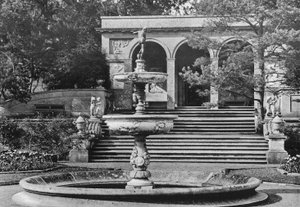 De Loggia en Fontein door Charles Latham