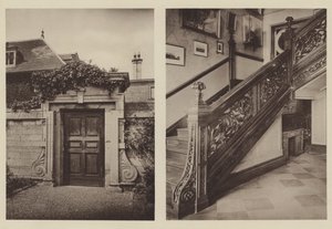 Thorpe Hall, Peterborough, Zij-ingang naar de Stallen, de Trap