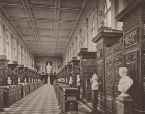 Trinity College, Cambridge, de Bibliotheek door Charles Latham