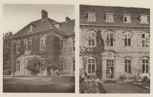 Wolvesey House, Winchester, Delen van de Noord- en Zuidzijde door Charles Latham
