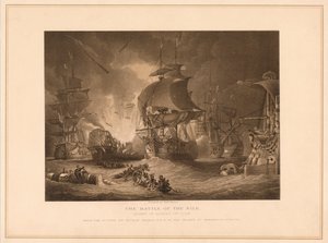 De slag bij de Nijl, 1798 1878 door Charles Lawrie